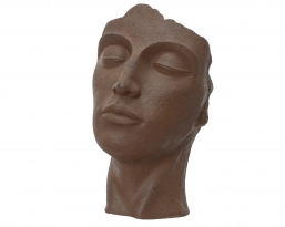 ����� Fibre Clay Outdoor Womam Face Rust 25x22x38cm ��� ��� ������� Epilegin.