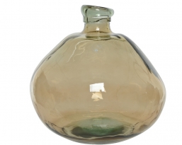 Γυάλινο Διακοσμητικό βάζο Recycled Shiny Natural 33Χ33cm από την εταιρία Epilegin. Γυάλινο Διακοσμητικό βάζο Recycled Shiny Natural 33Χ33cm από την εταιρία Epilegin.