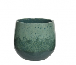   Reactive Glaze  11,5x11,5x10cm    Epilegin.