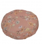  Μαξιλάρι Poof "Floral Pink" D60Χ15cm 