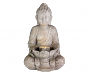    Polyresin & Led "Siitting Buddha" 283045 