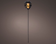   Solar Led "Torch Iron Flame" Rustic 80cm 