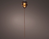    Solar Led "Torch Iron Flame" Black 80cm 