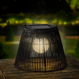 Διακοσμητικό  φωτιστικό Solar Led Black Φ28x22cm από την εταιρία Epilegin. Διακοσμητικό  φωτιστικό Solar Led Black Φ28x22cm από την εταιρία Epilegin.