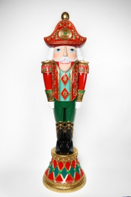 Διακοσμητικός Καρυοθραύστης Napoleon Red-Green 50x50x184cm από την εταιρία Epilegin. Διακοσμητικός Καρυοθραύστης Napoleon Red-Green 50x50x184cm από την εταιρία Epilegin.