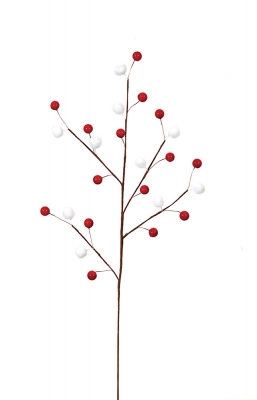 Χριστουγεννιάτικο Κλαδί Lollipop Berries Red-White 80cm από την εταιρία Epilegin. Χριστουγεννιάτικο Κλαδί Lollipop Berries Red-White 80cm από την εταιρία Epilegin.