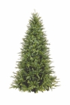  Χριστουγεννιάτικο δέντρο μισό επιτοίχιο plastic Makalu 2.40m 