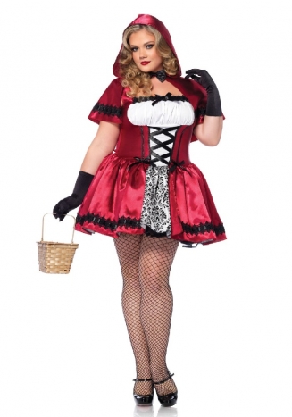   Gothic Red Riding Hood Plus Size