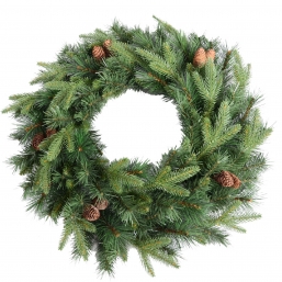 Χριστουγεννιάτικο στεφάνι Plastic Mix & Cones 120εκ από την εταιρία Epilegin. Χριστουγεννιάτικο στεφάνι Plastic Mix & Cones 120εκ από την εταιρία Epilegin.