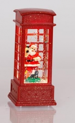      & Led Santa 5,4x5,4x12cm    Epilegin.