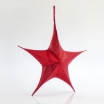  Χριστουγεννιάτικο διακοσμητικό αστέρι κόκκινο 110εκ 