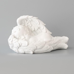  Κεραμικό διακοσμητικό "Αγγελάκι" Λευκό 32,5x17,2cm 