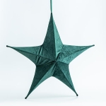  Χριστουγεννιάτικο διακοσμητικό αστέρι πράσινο 65εκ 