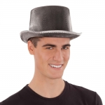  Αποκριάτικο καπέλο βελούδο Γκρί 