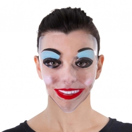 Αποκριάτικη μάσκα Γυναικεία μορφή από την εταιρία Epilegin. Αποκριάτικη μάσκα Γυναικεία μορφή από την εταιρία Epilegin.