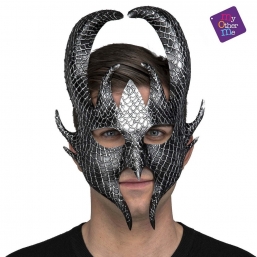 Αποκριάτικη μάσκα Silver Diabolo από την εταιρία Epilegin. Αποκριάτικη μάσκα Silver Diabolo από την εταιρία Epilegin.