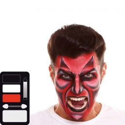 Set  Face Painting 3color Demon    Epilegin.