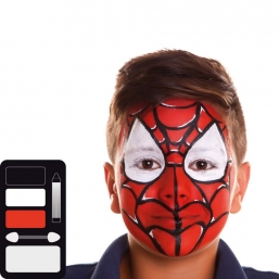 Set  Face Painting 3color Spiderman    Epilegin.