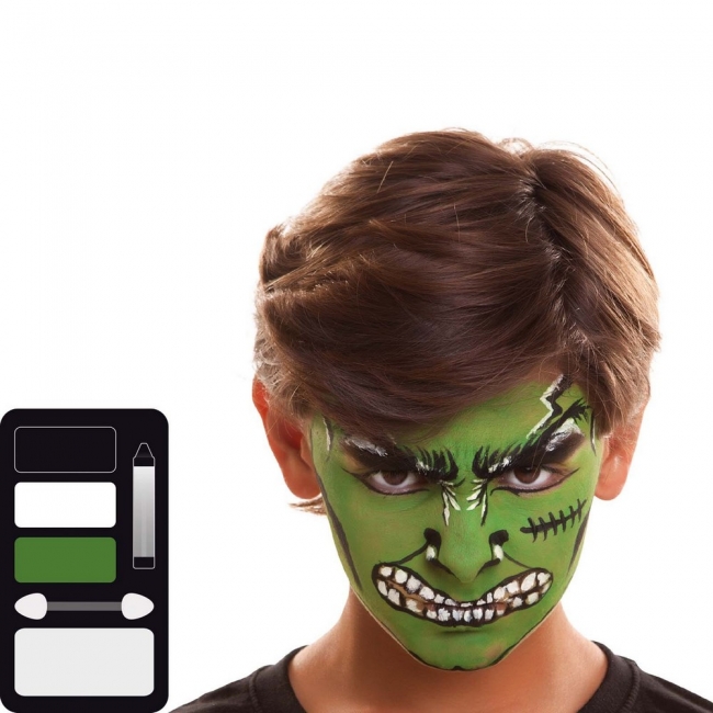  Set  Face Painting 3color "Hulk"    Epilegin. 