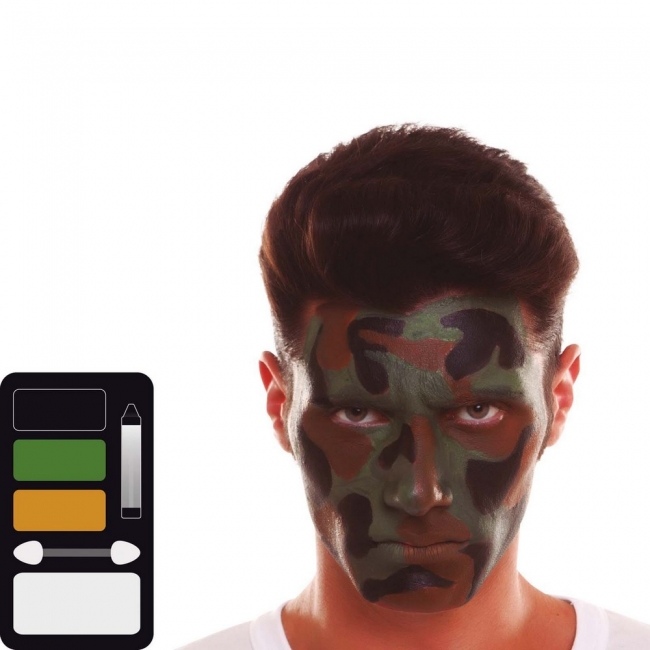  Set Παλέτα Face Painting 3color "Camouflage" από την εταιρία Epilegin. 