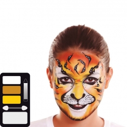 Set  Face Painting 3color Tiger    Epilegin.