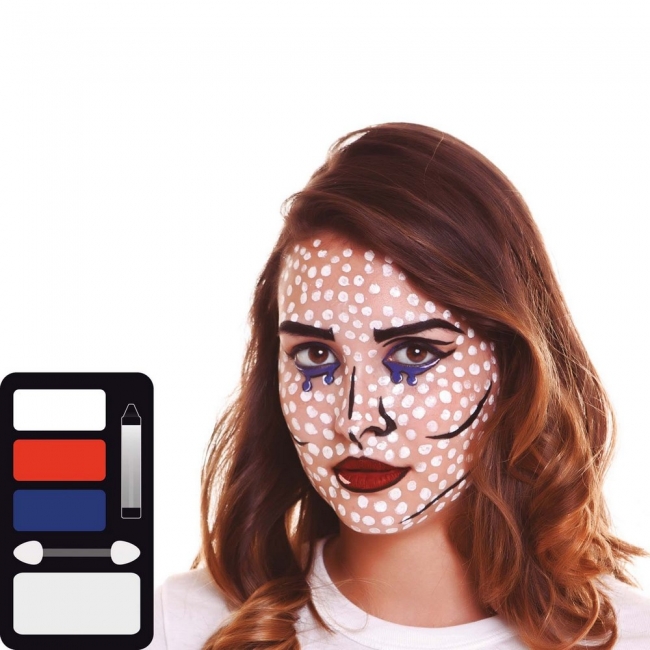  Set  Face Painting 3color "Pop Up"    Epilegin. 