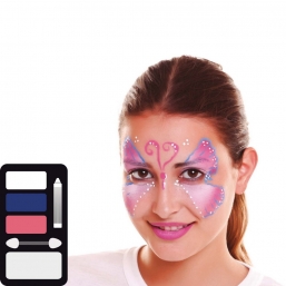 Set  Face Painting 3color Butterfly    Epilegin.