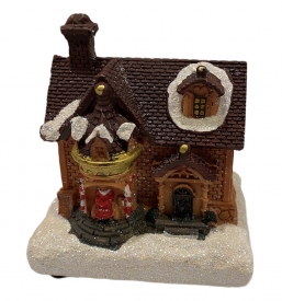 Χριστουγεννιάτικο φωτιζόμενο σπιτάκι 8.5Χ8Χ10εκ από την εταιρία Epilegin. Χριστουγεννιάτικο φωτιζόμενο σπιτάκι 8.5Χ8Χ10εκ από την εταιρία Epilegin.