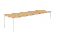   Simpo / Teak & Alu "Noa" White 200/260/320x100cm 