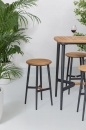  Bar Simpo Teak & Alu Set 5pcs "Bella" Dark Grey 