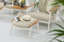   Lounge Simpo 5pcs Teak & Alu "Atlanta" White 