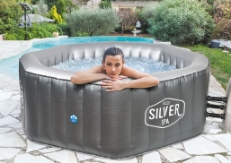 Φουσκωτό Spa Massage 5 ατόμων Silver από την εταιρία Epilegin. Φουσκωτό Spa Massage 5 ατόμων Silver από την εταιρία Epilegin.