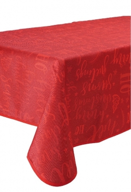 Χριστουγεννιάτικο τραπεζομάντηλο κόκκινο 140Χ240cm από την εταιρία Epilegin. Χριστουγεννιάτικο τραπεζομάντηλο κόκκινο 140Χ240cm από την εταιρία Epilegin.