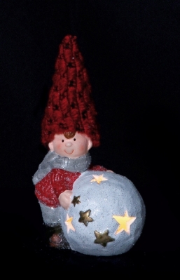   Polyresin Warm Led 15cm    Epilegin.