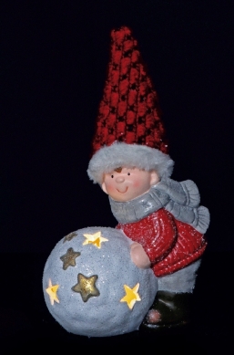   Polyresin Warm Led 24cm    Epilegin.