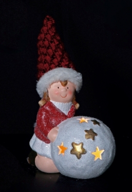   Polyresin Warm Led 24cm    Epilegin.