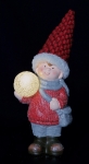    Polyresin Warm Led 33cm 