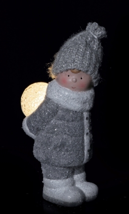   Polyresin Warm Led 24cm    Epilegin.