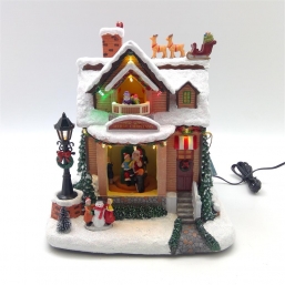 Χριστουγεννιάτικο σπιτάκι με led 25x16x27εκ από την εταιρία Epilegin. Χριστουγεννιάτικο σπιτάκι με led 25x16x27εκ από την εταιρία Epilegin.