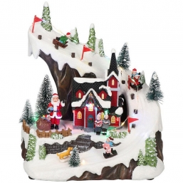 Χριστουγεννιάτικη πλαγιά με led φως , μουσική και κίνηση 23,5Χ15,5Χ27,5εκ από την εταιρία Epilegin. Χριστουγεννιάτικη πλαγιά με led φως , μουσική και κίνηση 23,5Χ15,5Χ27,5εκ από την εταιρία Epilegin.