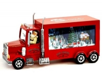  Χριστουγεννιάτικο κεραμικό διακοσμητικό "φορτηγάκι" led 325Χ145Χ165εκ 