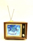  Χριστουγεννιάτικη κεραμική διακοσμητική τηλεοραση 12Χ15Χ9εκ 