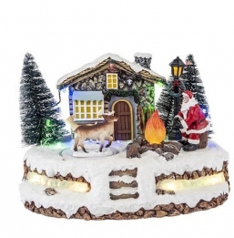Χριστουγεννιάτικο φωτιζόμενο σπιτάκι με κίνηση 22x18x17εκ από την εταιρία Epilegin. Χριστουγεννιάτικο φωτιζόμενο σπιτάκι με κίνηση 22x18x17εκ από την εταιρία Epilegin.