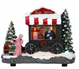 Χριστουγεννιάτικο Toystore με led φως 14Χ7,5Χ11εκ από την εταιρία Epilegin. Χριστουγεννιάτικο Toystore με led φως 14Χ7,5Χ11εκ από την εταιρία Epilegin.