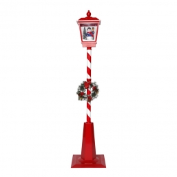 Χριστουγεννιάτικο φανάρι Snowman με Φώς-Κίνηση-Μουσική κόκκινο λευκό 40x40x180εκ από την εταιρία Epilegin. Χριστουγεννιάτικο φανάρι Snowman με Φώς-Κίνηση-Μουσική κόκκινο λευκό 40x40x180εκ από την εταιρία Epilegin.