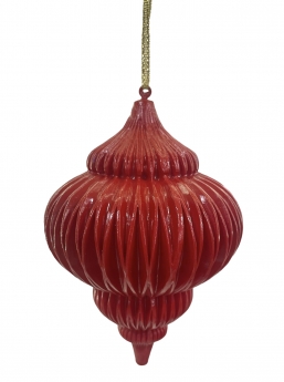 Χριστουγεννιάτικο κρεμαστό resin Μπάλα Κώνος Κόκκινο 13,5εκ από την εταιρία Epilegin. Χριστουγεννιάτικο κρεμαστό resin Μπάλα Κώνος Κόκκινο 13,5εκ από την εταιρία Epilegin.