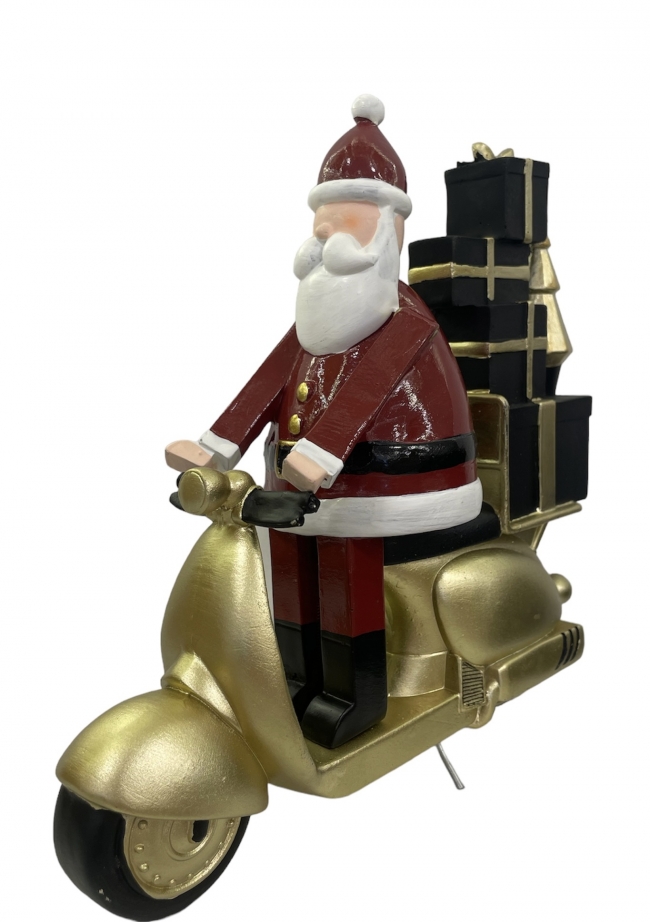    resin "Santa on Scooter" 21    Epilegin. 