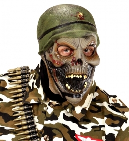 Αποκριάτικη μάσκα 3/4 latex Zombie Στρατιώτης από την εταιρία Epilegin. Αποκριάτικη μάσκα 3/4 latex Zombie Στρατιώτης από την εταιρία Epilegin.