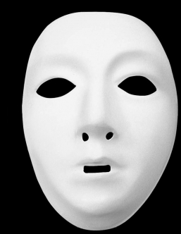 Αποκριάτικη μάσκα λευκή που ζωγραφίζεται  από την εταιρία Epilegin. Αποκριάτικη μάσκα λευκή που ζωγραφίζεται  από την εταιρία Epilegin.