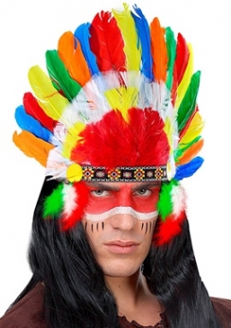 Αποκριάτικο αξεσουάρ κεφαλής Ινδιάνου από την εταιρία Epilegin. Αποκριάτικο αξεσουάρ κεφαλής Ινδιάνου από την εταιρία Epilegin.